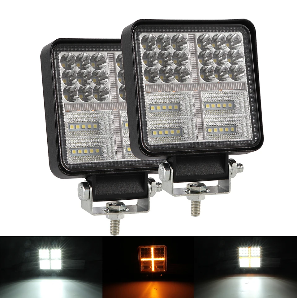 

4 Inch 162W LED Work Light Bar Headlights Off Road 4x4 Fog Light Driving Light Lamp Truck Tractor Boat ATV SUV Jeep Roof Light