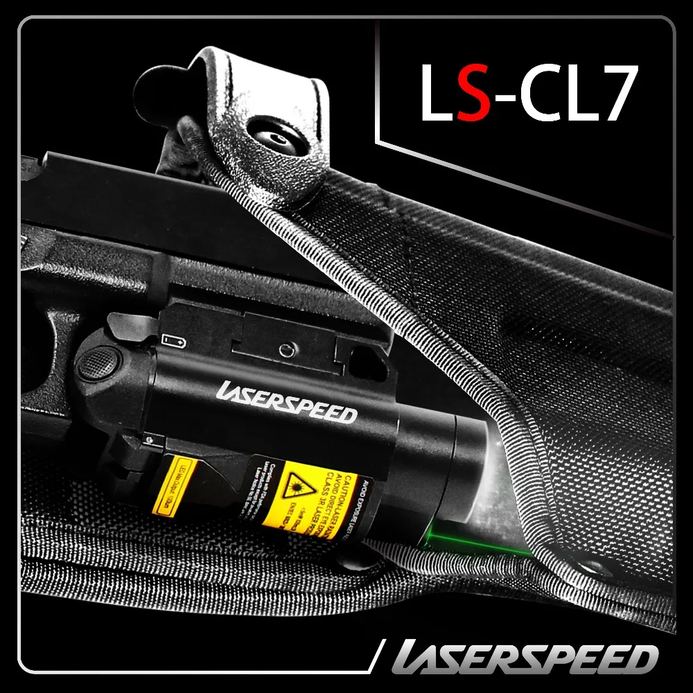 

Magnetic Sensor Tactical Laser Sight and Holster Self Defense for Glock Hunting Weapons Red /Green Laser Sight Mira Laser