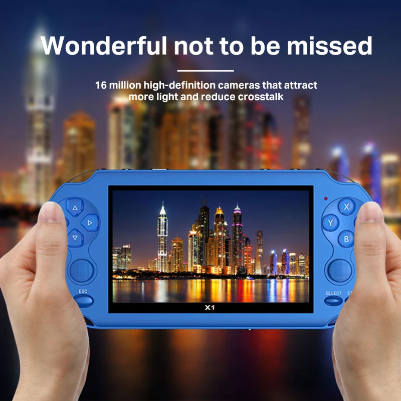  New 4.3'' Color Screen Portable Game Handheld Game Console 4GB Memory Builtin 300 games For Game Ca