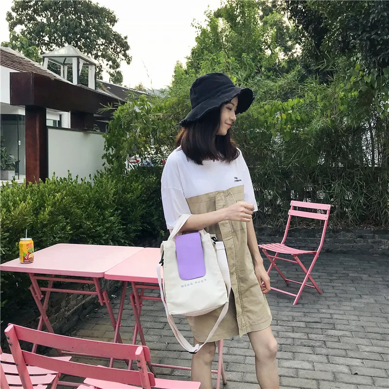 Menghuo Canvas Bag for Women 2018 Tote Ladies Casual Shoulder Bag Reusable Shopping Bags Beach Bag Female Cotton Cloth HandbagIMG_6258