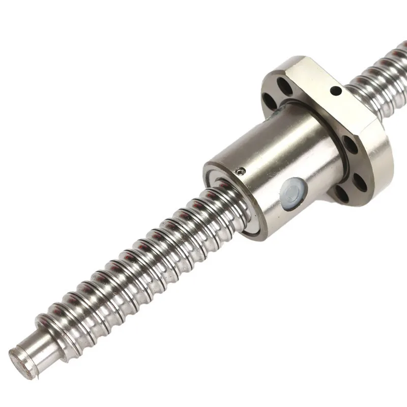 

L1000mm SFU1605 Rolled Ball Screw Ballscrew With flange single ball nut for machined CNC parts Linear Guides