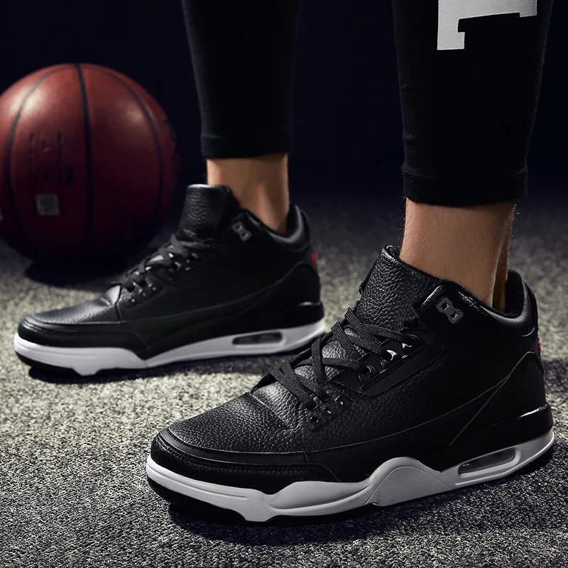 

Men Basketball Shoes Air Cushion Zoom High Top Jordan Basketball Sneakers Lace Up Sport Retro Trainers Basketball Shoes for men