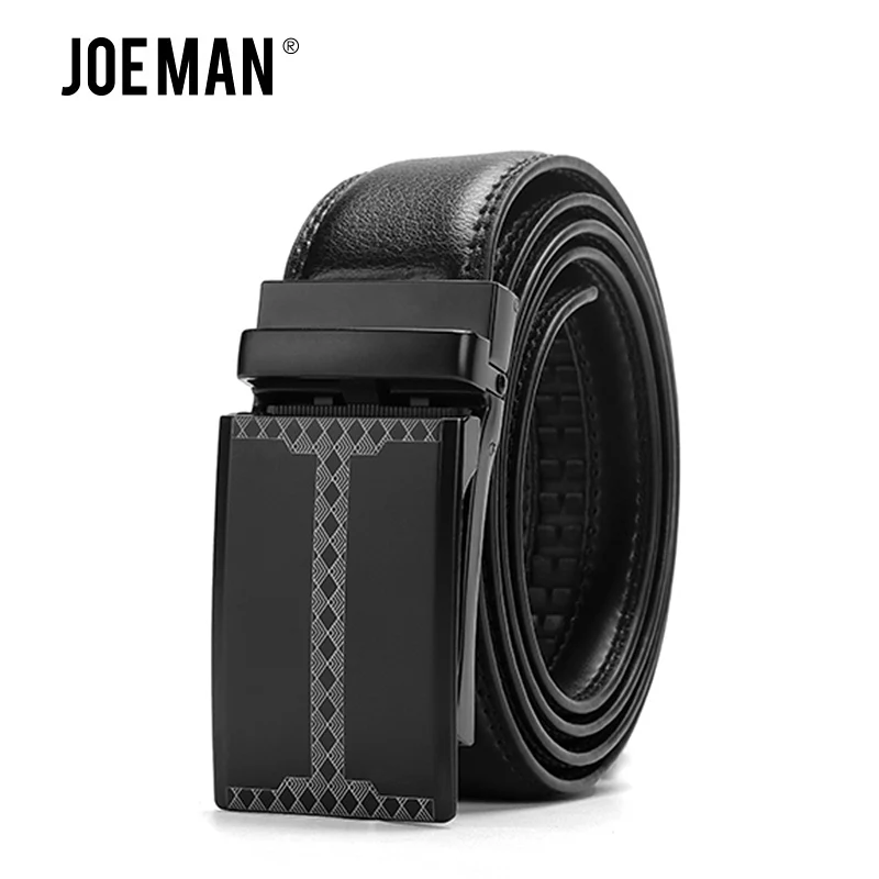Newest Men Belt 2018 Cowhide Genuine Leather Belts For Men Luxury Automatic Buckle Belts Brown Black Cinturones Hombre