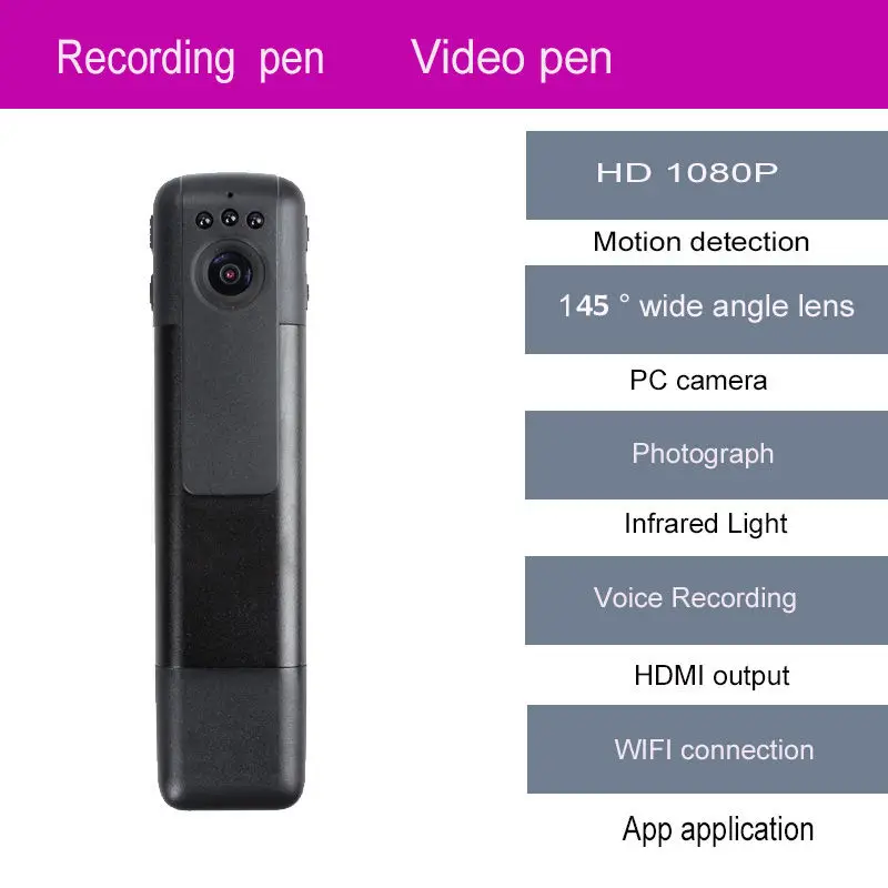Мини DVR C11 H.264 Full HD 1080 P Инфракрасные Wi-Fi Камера Ручка Встреча Запись Pen Voice Video Recorder |