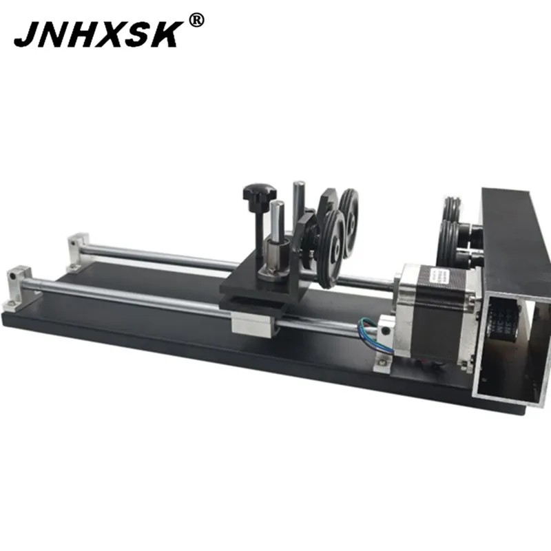 JNHXSK высокое качество роторной оси для лазерной гравировки, симпатичная машина портативный рабочего стола низкая цена ЧПУ CO2 вырезать стекл