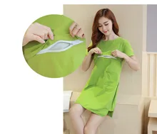New Summer Cotton Nursing Dress Breastfeeding Clothing for Feeding Nursing Clothes Breast Feeding Dress Maternity Dresses B67