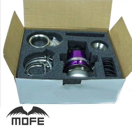 

SPECIAL OFFER HIGH QUALITY Adjustable 60mm V Band External Waste Gate Wastegate With Flange Purple