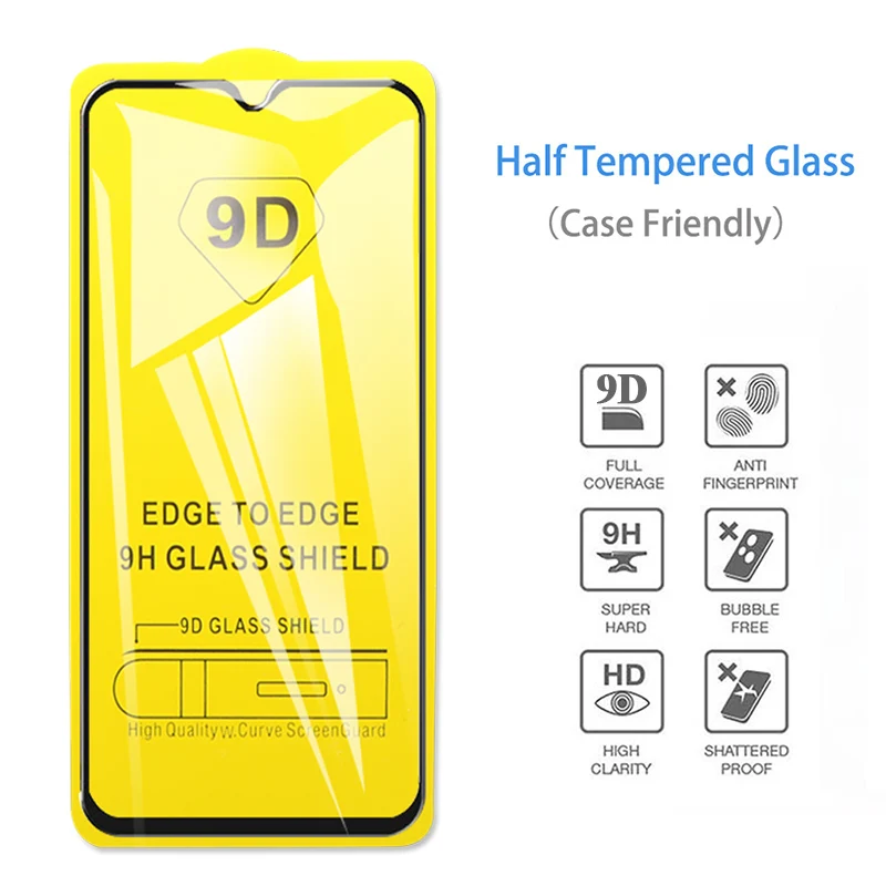 Защитное стекло 9D для Oppo Realme 3 защита экрана полное покрытие клей устойчивое к