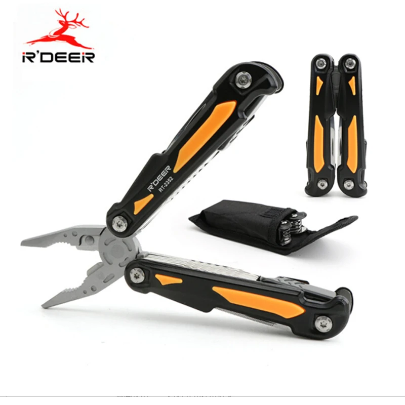 

Stainless Steel Multifunction Cutting Pliers Portable Folding Needle-nose Pliers with Pocket Knife Screwdriver Camping Multitool