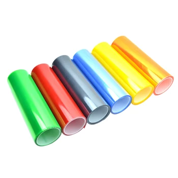 

30 x 60cm DIY Tinting Car Fog Tail Light Headlights Vinyl Film Wrap Sheet Fog Light Rear Lamp Car Accessories