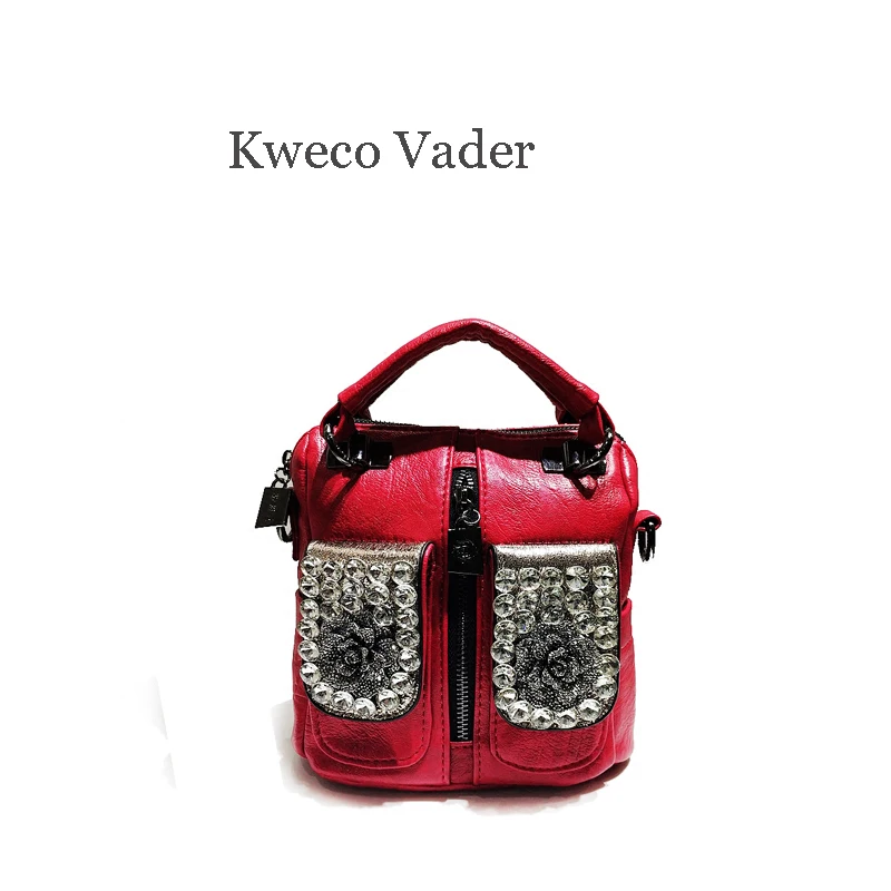 

Kweco Vader Shoulder Bags for Women 2018 Women Crossbody Bag Diamonds Fashion Handbag Small Square Bag Bolsas Femininas
