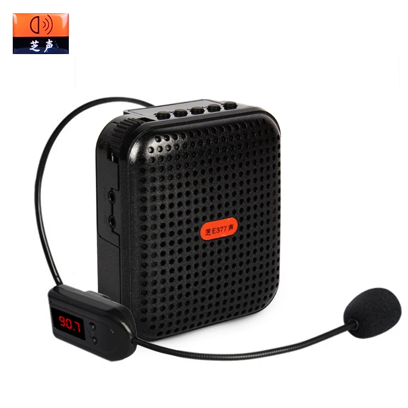 Портативный голосовой мегафон усилитель громкий динамик мини-динамик MP3 Play FM беспроводной микрофон для учителя гидера тренера