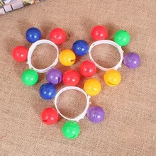Игрушка, ручной колокольчик, цветное кольцо, мягкая кровать для детского сада, танцевальное шоу, унисекс Хлопушка, пластик