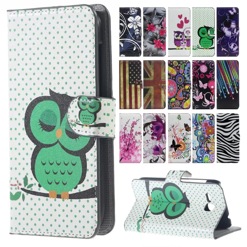 

Cartoon Leather Cover for Huawei Y 635 Case Wallet Flip Phone Cases for Coque Huawei Ascend Y635 CL00 TL00 Y635-CL00 Y635-TL00