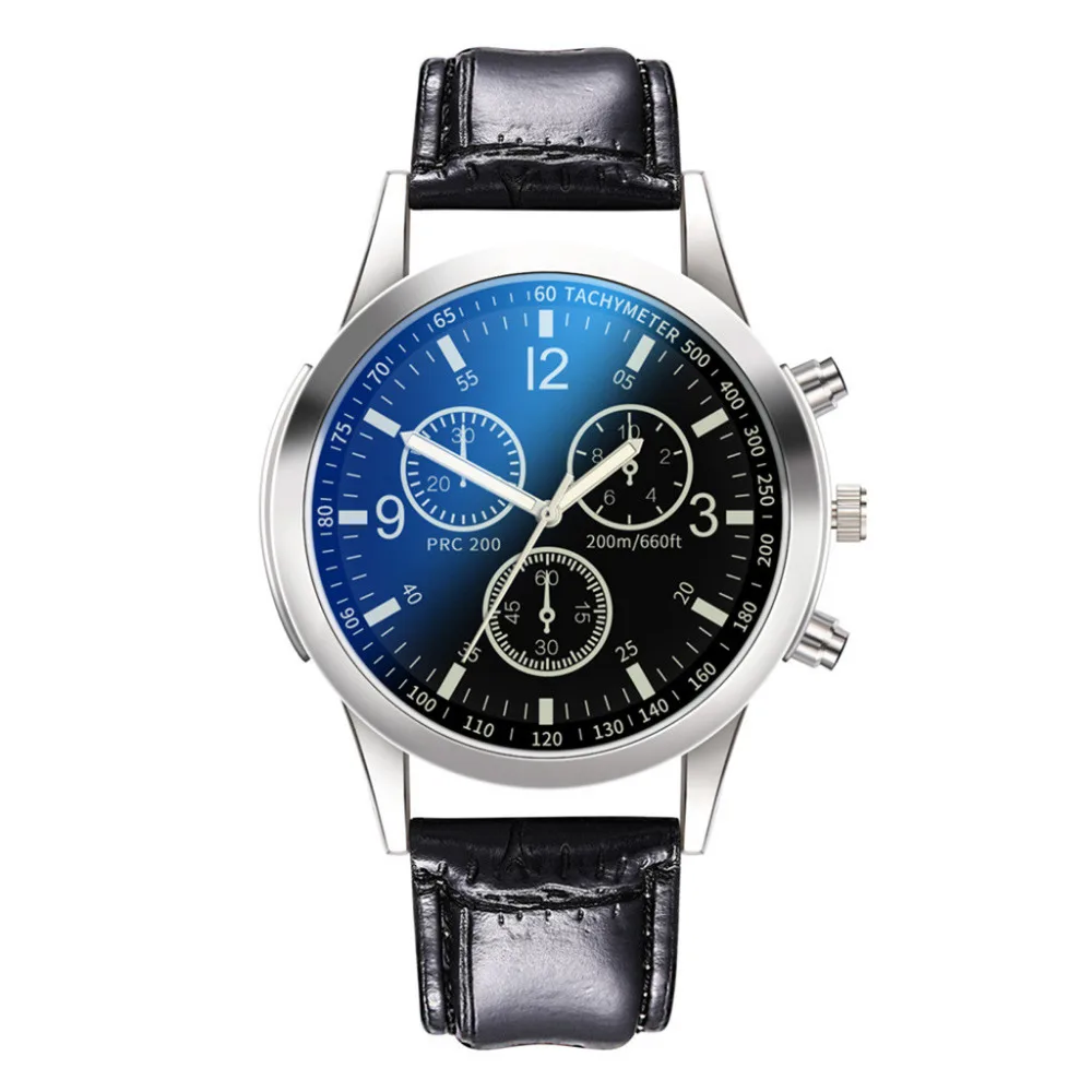 

Watch men's quartz watch stainless steel dial simulation alloy strap luxury business sports running outdoor simple A1