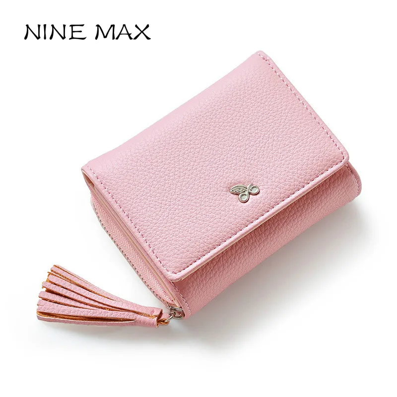 2018 Latest Soft Leather Tassels Zipper&Hasp Women Wallet For Coin Card Cash Fashion Lady Small ...