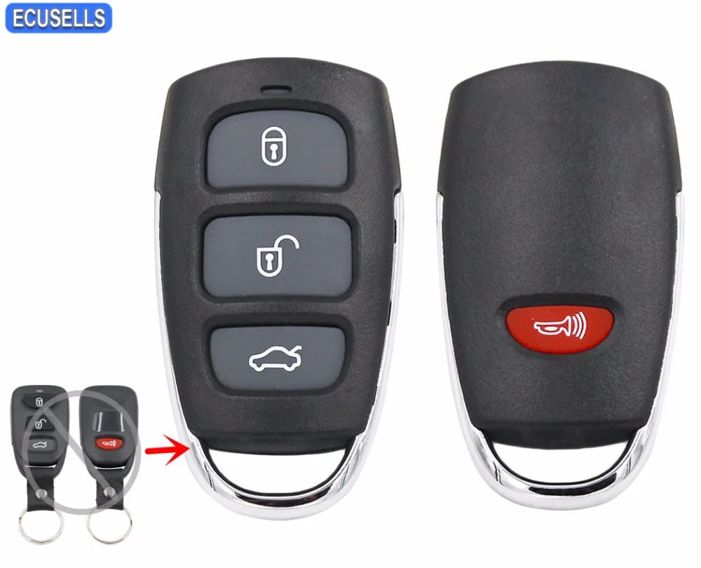 

3+1/4 Button Remote Key Shell Case Housing Fob for Hyundai for Kia Elantra Sonata i10 Sorento Cerato Forte Spectra Optima Rondo