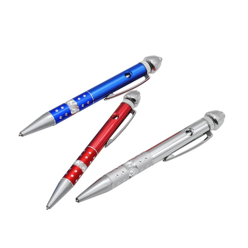 

1 X Ball-point Pen Pipe Metal Smoking Pipe Aluminum Smoke Tobacco Pipe Weed Accessory Secret Pipes for Smoking Weed