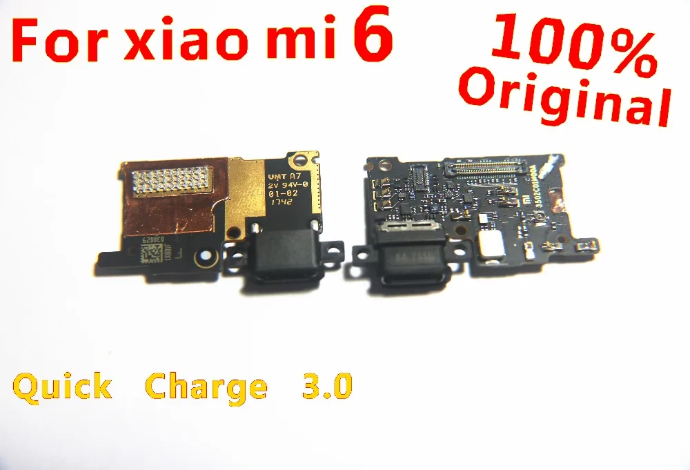 

For Xiaomi Mi 6 Charging Port mi6 Charger Board Flex Cable For Xiaomi Mi6 Dock Plug Connector Replacement Parts