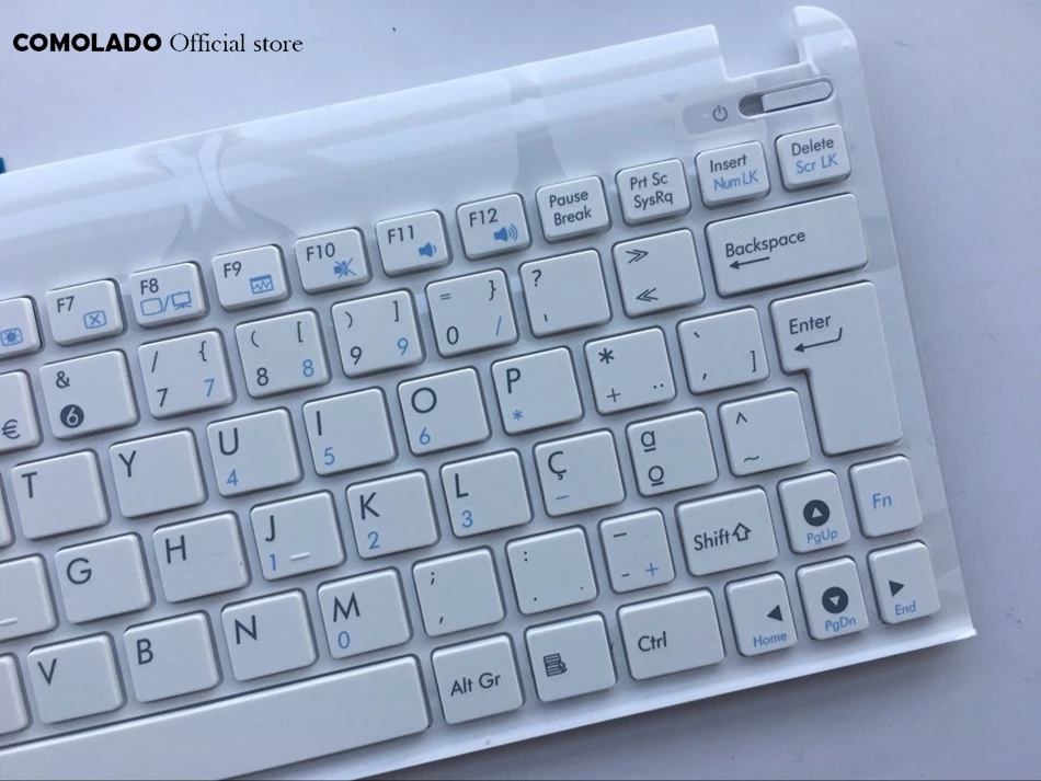 PO Portugal Keyboard For Asus Eee PC 1015 1015B 1015BX 1015PW 1015CX 1015PD 1011 1015PX With White Frame Laptop Keyboard PO Layout (2)