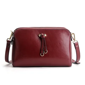 

Nesitu High Quality Fashion Red Blue Green Brown Black Split Leather Small Women Messenger Bags Shoulder Bag #M9091