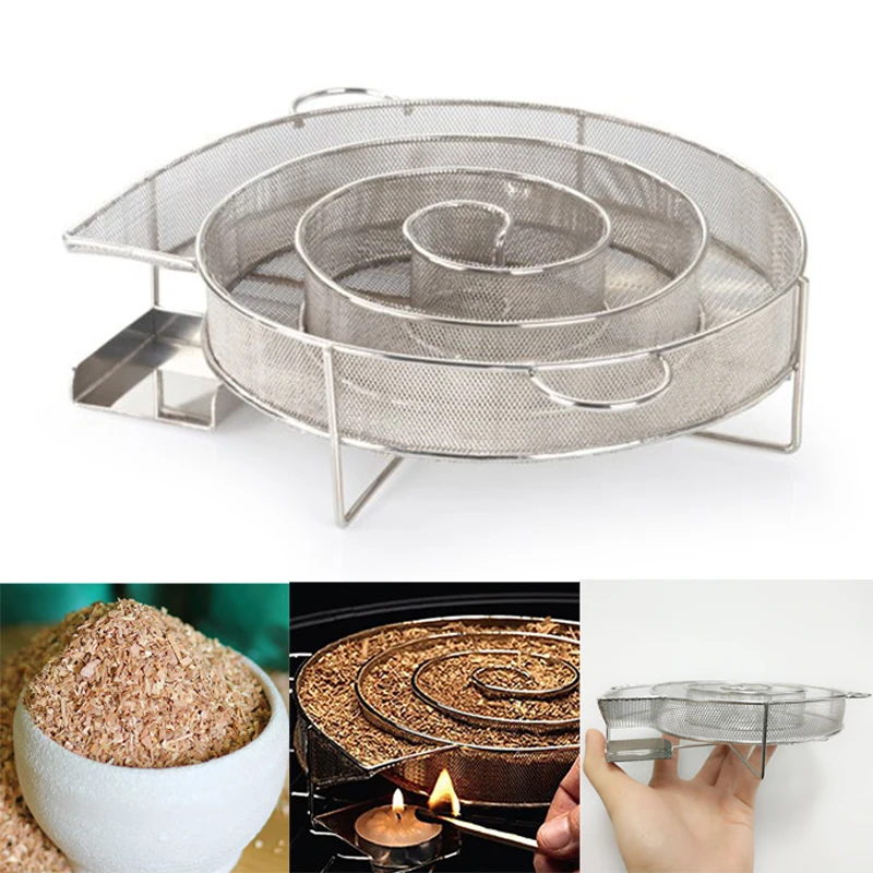 Various Shape Cold Smoke Generator Charcoal Wood Dust Sawdust BBQ Grill