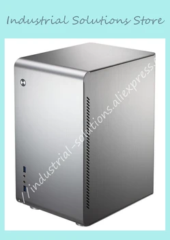

New Case U3 Silver Aluminum MATX Chassis Support Big Power Supply Computer