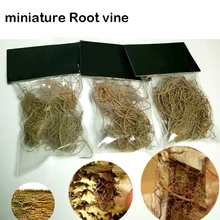 Миниатюрный корень лозы растительность поезд железная дорога цветок модель военной сцены DIY материал