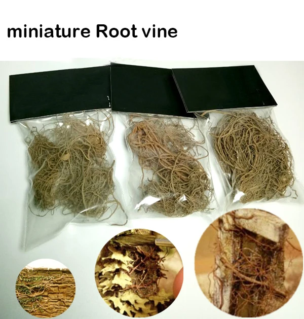 miniature  Root vine  vegetation  Train railway  Flower Model of Military Scene  DIY material
