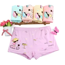 5 шт./лот, Трусы-шорты, трусы для девочек в стиле принцессы Нижнее бельё трусы для малышей, боксеры короткие трусы из хлопка с рисунком героев из мультфильмов нижнее белье для подростков