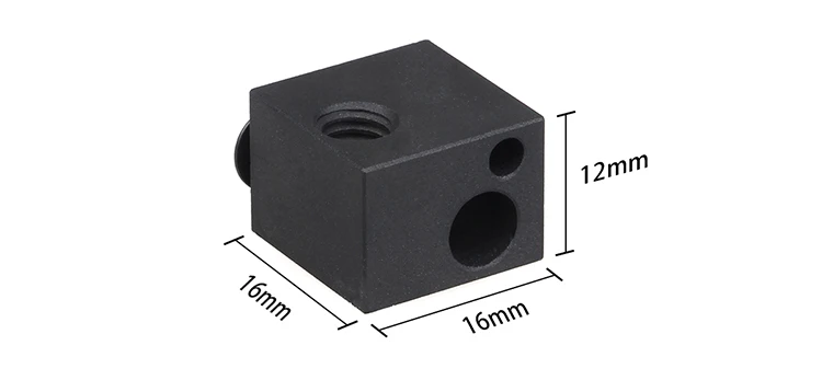 3DSWAY части 3d принтера BP6 Hotend модуль j-головка экструдер V6 низкая температура высокая температура горло нагревательный блок сопла наборы 0,4/1,75