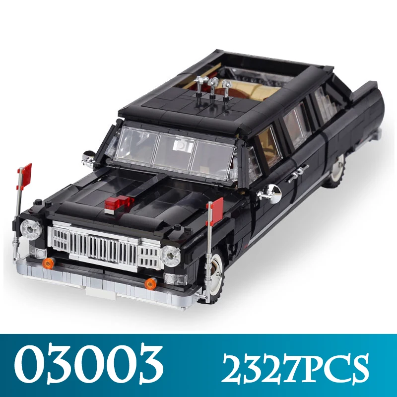 

03003 2327Pcs Creative MOC Technic Series The HongQi Master Car Model Building Kits Vehicle Model Blocks Toys Christmas Gifts