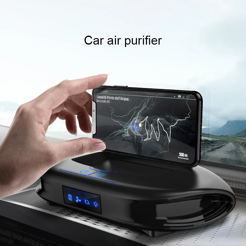 

MWdao car air purifier vehicle air ionizer cleaner fresh negative ion ozone ozonizer odor eliminator usb for car