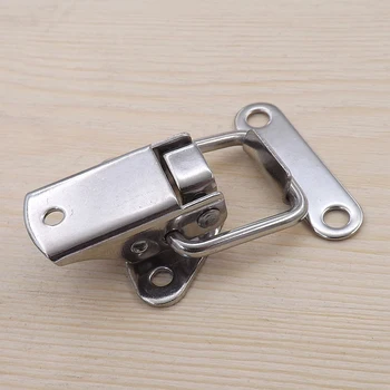 

free shipping metal hasp Dovetail buckle luggage lock industrial fastener bag hardware air box lock tool case equipment buckle