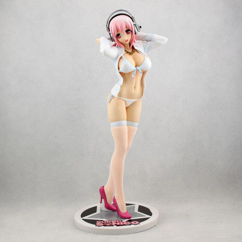 

Super Sonico 2 colors sexy bikini Ver. cartoon action figure 26cm PVC anime peripheral decoration collection figurine Y7093