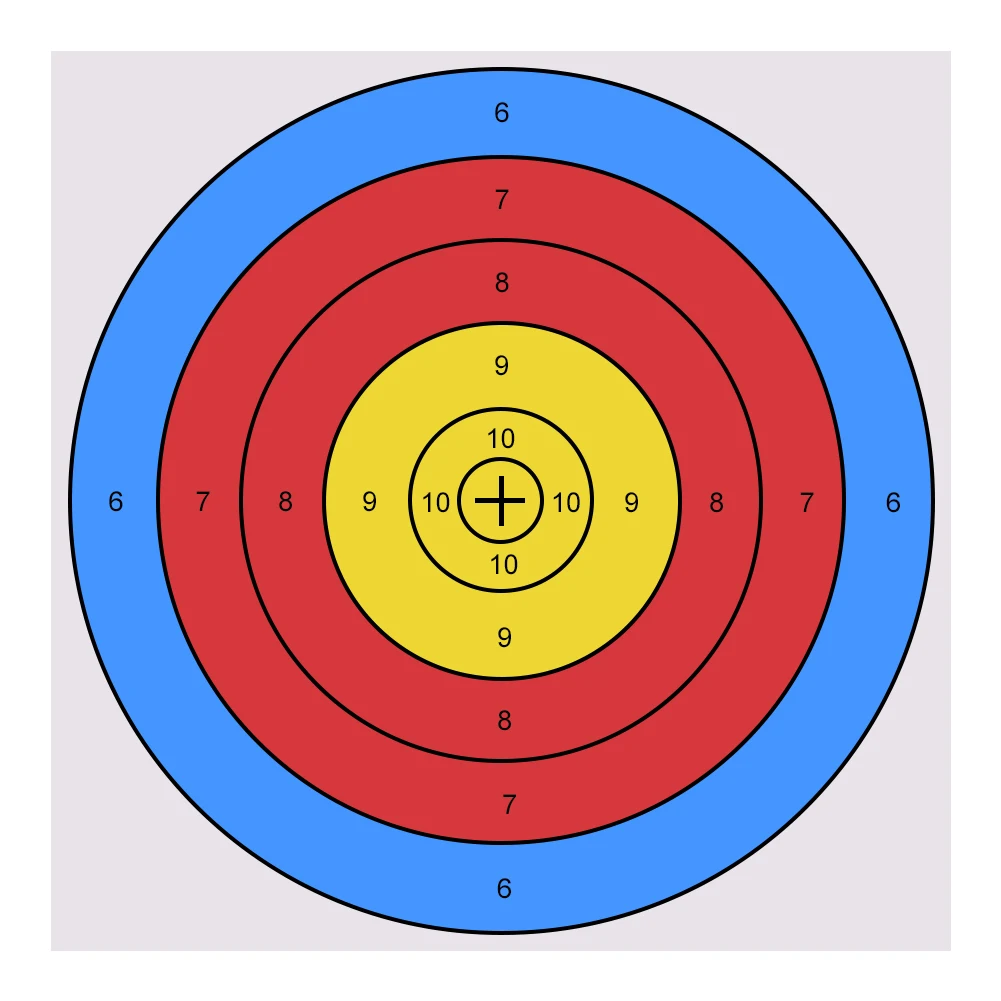 

20/50 Pieces Archery Target Shooting Target Paper for Hunting Recurve Bow Crossbow