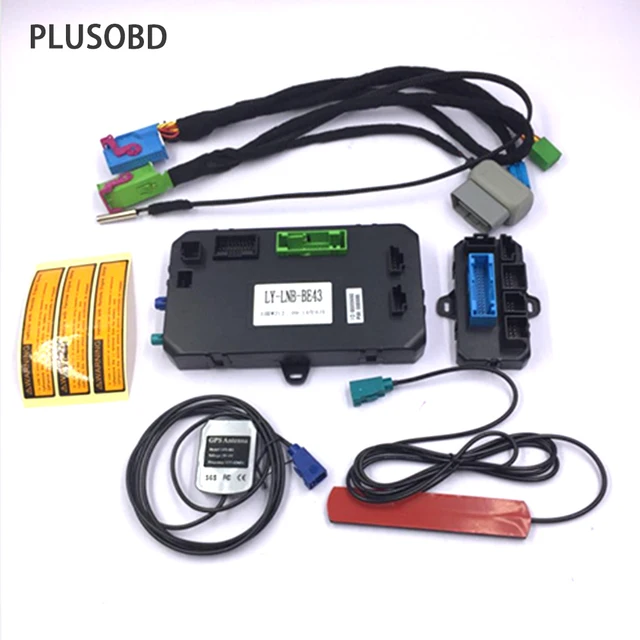 PLUSOBD Car Alarm System With Remote Start GPS Tracker Car Security For