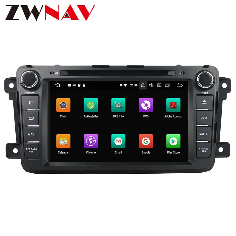 Excellent 2 Din Android 8.0 Car multimedia Player Autoradio GPS Navigation head unit for MAzda CX-9 2012 2013 car dvd player BT wifi Radio 11