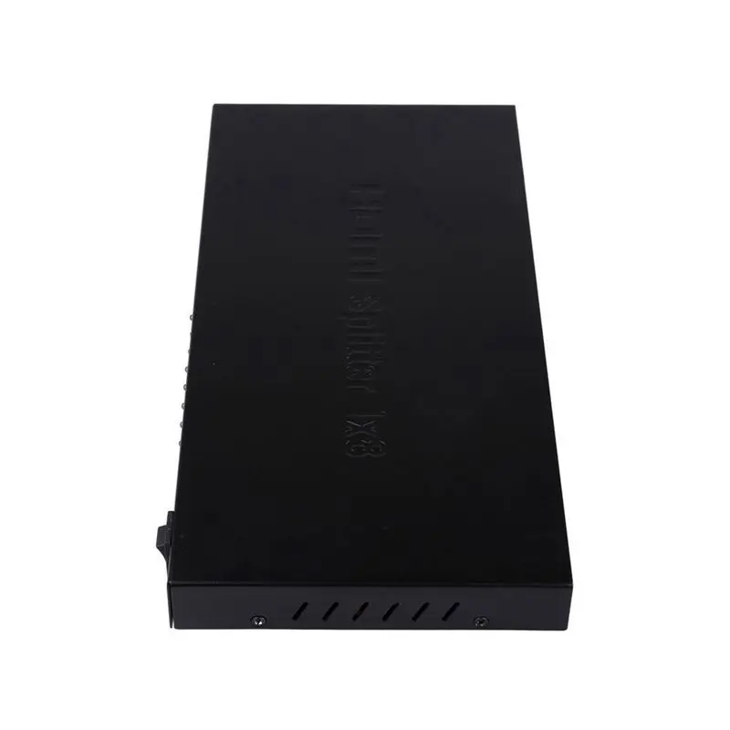  FULL-Ultra HD 8 Port 1 In 8 Out 1x8 HDMI Splitter Audio Video 1080P For HD HDTV 3D DVD US Plug