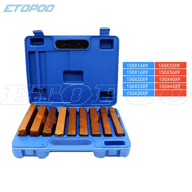 

High Quality 150x9 mm 18pcs Precision Parallel Set, Precision Parallelism: 0.01mm, Parallel Block Gauge Set