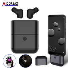 Мини Беспроводная bluetooth-гарнитура спортивная водонепроницаемая мини-гарнитура портативная с микрофоном отдельная зарядная коробка для iPhone samsung Xiao