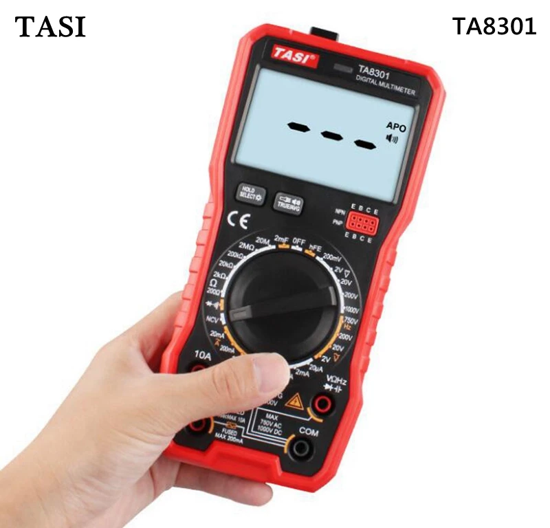 Цифровой мультиметр TA8301 TA8302 высокоточный цифровой с автоматическим удержанием