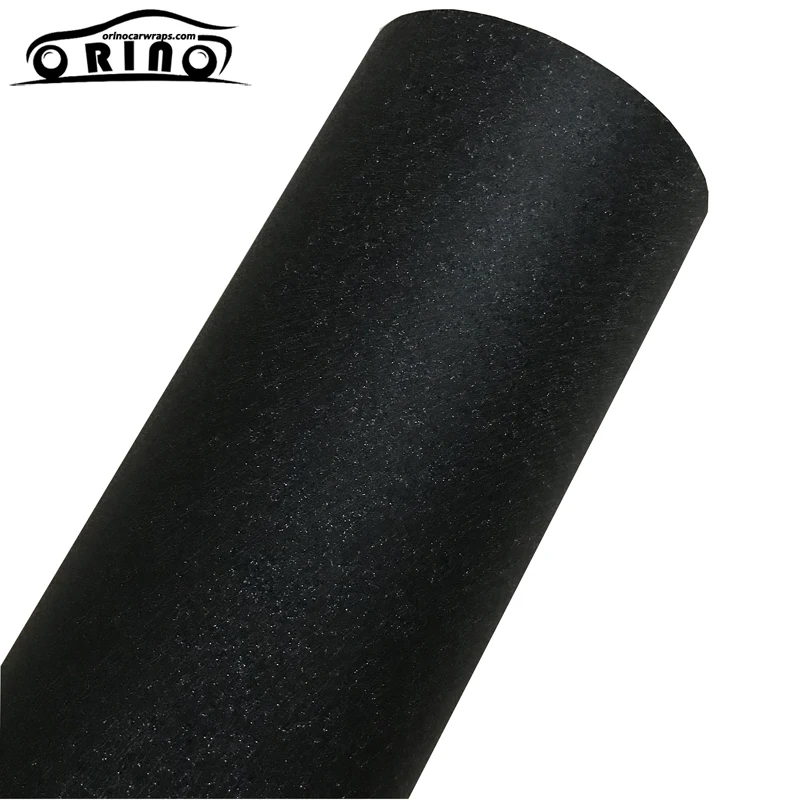 Black Sanding Glitter Vinyl Film-4