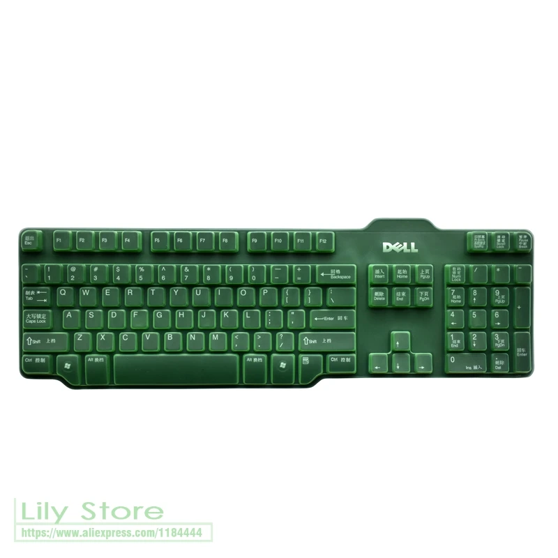 Силиконовая защитная накладка на клавиатуру для Dell SK 8115 3205 8135 L100 104 Key USB