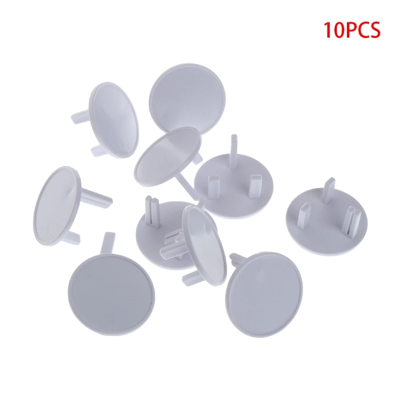 Safety 10Pcs UK Power Socket Outlet Mains Plug Cover Baby Child Safety Protector Guard photo