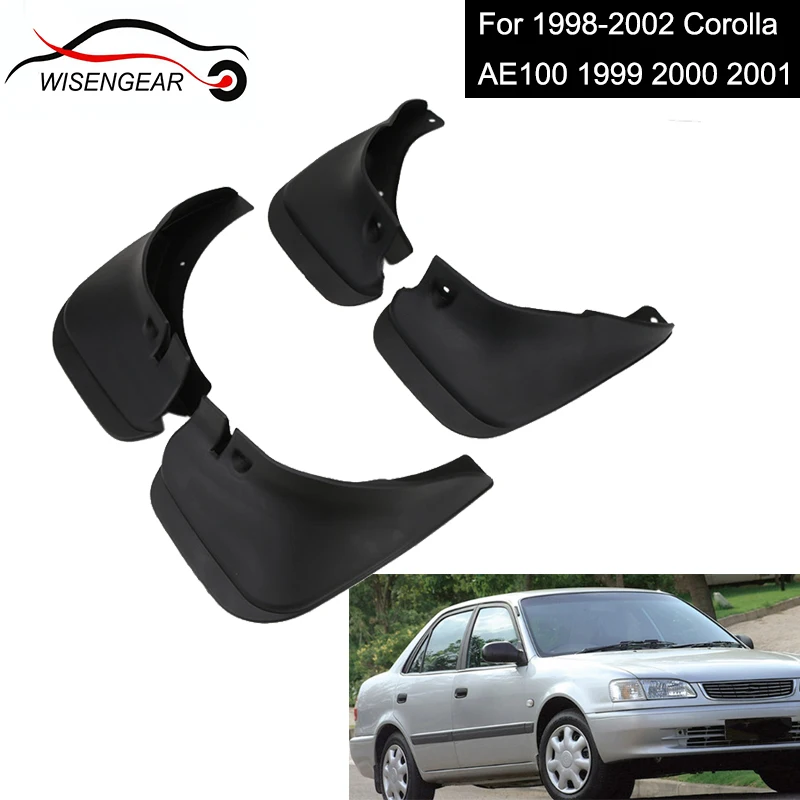 Спереди и сзади резиновые формованные арок крыло для 1998 2002 TOYOTA Corolla AE100 1999 2001