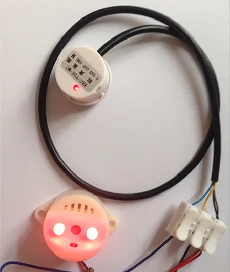 

Free Ship Non-contact liquid level Sensor with buzzer light on reaction liquid switch/touch interaction buzzer loud Level sensor
