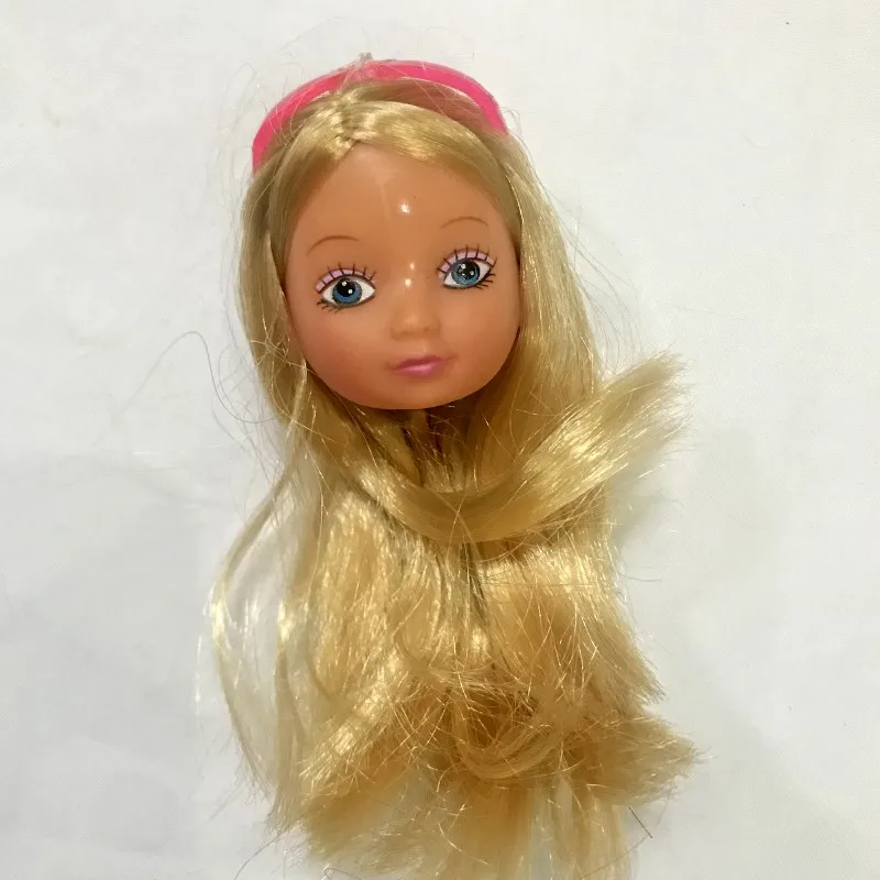 3 шт Мода голова куклы коричневый волосы DIY аксессуары для