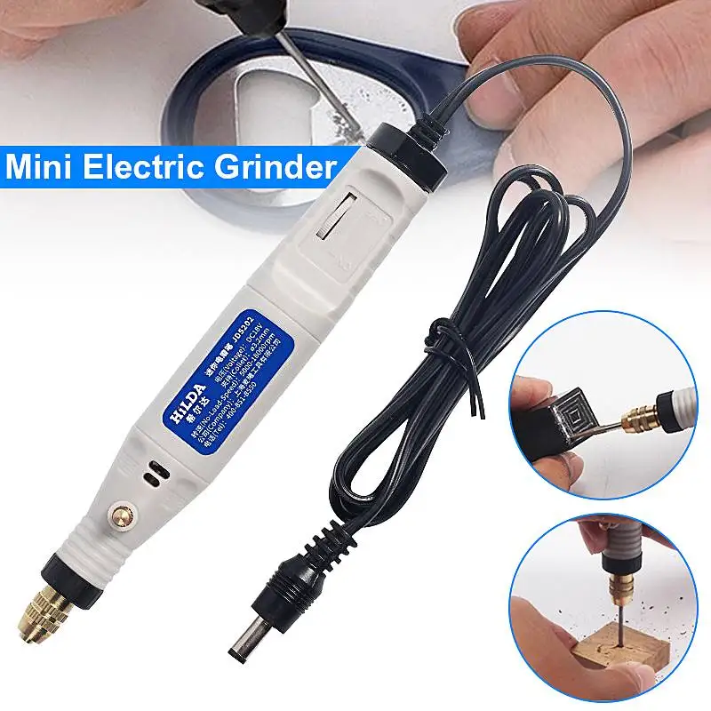 

100V-240V Variable Speed Electric Drill DC18V Engraving Pen Mini Electric Grinding Rotary Tool