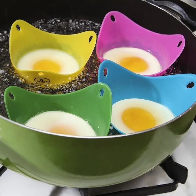 5 шт., силиконовые инструменты для яиц, чашка для яиц, лоток для яиц, кухонный держатель для яиц, для завтрака, форма миска, чашка для выпечки, кухонные практичные инструменты